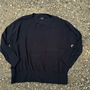 BITTE KAI RAND black three quarter sleeve top